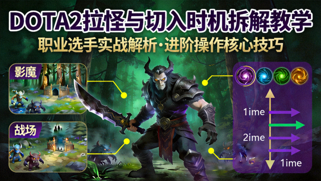 DOTA2拉怪与切入时机拆解教学封面图